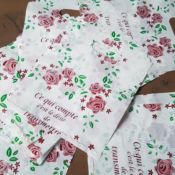20 pcs Loot Bags Ce qui compte c'est le désir de transmettre French Bags Favor - Picture 3 of 5